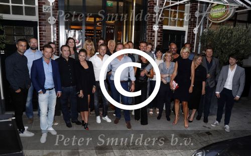 Amsterdam 2 september 2016
Diner voor Albert Verlinde met zijn oud rtl boulevard collega\'s bij le Garage. alle medewerkers rtl Boulevard