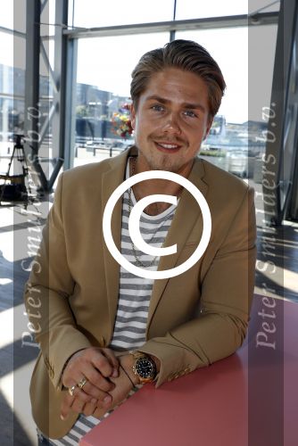 Amsterdam 23 augustus 2016
Perspresentatie van het nieuwe sbs6 Net 5 en Veronica seizoen in het IJ Theater. Andre Hazes jr