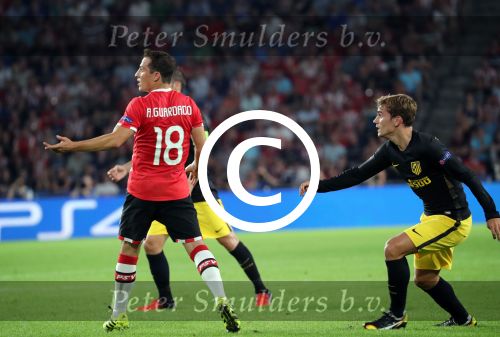 Eindhoven, 13 September 2016
PSV-Atletico Madrid, eindstand 0-1 
Eerste wedstrijd voorronde CL Seizoen 2016-2017
Andres Guardado