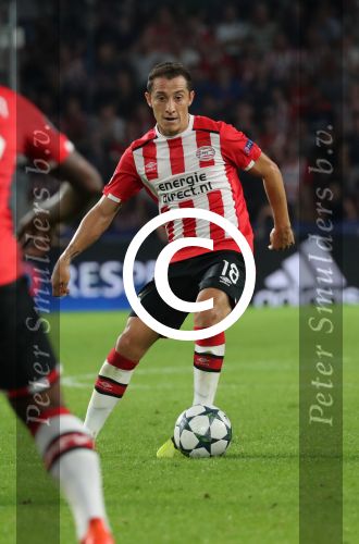 Eindhoven, 13 September 2016
PSV-Atletico Madrid, eindstand 0-1 
Eerste wedstrijd voorronde CL Seizoen 2016-2017
Andres Guardado