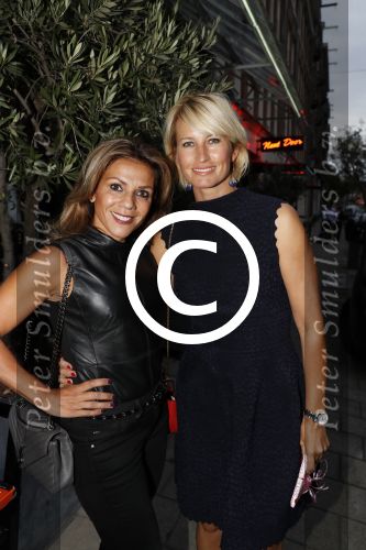 Amsterdam 2 september 2016
Diner voor Albert Verlinde met zijn oud rtl boulevard collega\'s bij le Garage. Anouk Smulders en Leontine v Moorsel
