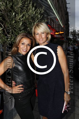 Amsterdam 2 september 2016
Diner voor Albert Verlinde met zijn oud rtl boulevard collega\'s bij le Garage. Anouk Smulders en Leontine v Moorsel