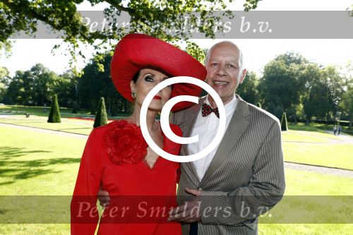 Haarzuilens 22 juni 2016
Haringparty op kasteel Haarzuilens. Ans Markus met man Wybe Tuinman