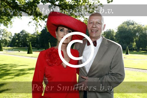 Haarzuilens 22 juni 2016
Haringparty op kasteel Haarzuilens. Ans Markus met man Wybe Tuinman