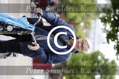Amsterdam 12 augustus 2016
Barrie Stevens op de fiets in Amsterdam