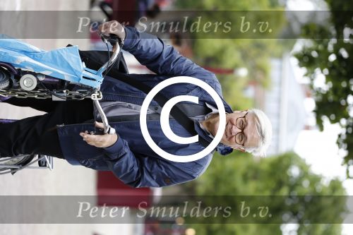 Amsterdam 12 augustus 2016
Barrie Stevens op de fiets in Amsterdam