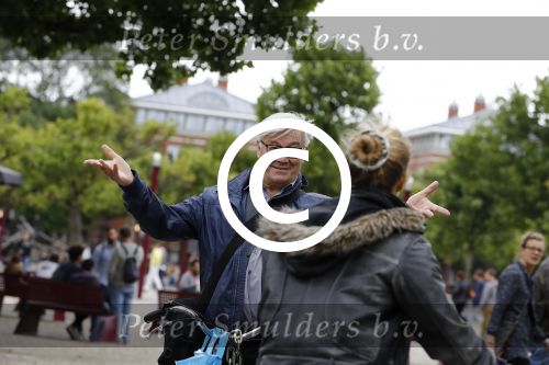Amsterdam 12 augustus 2016
Barrie Stevens op de fiets in Amsterdam