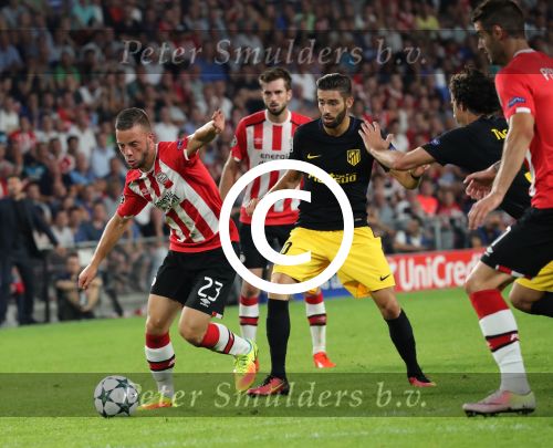 Eindhoven, 13 September 2016
PSV-Atletico Madrid, eindstand 0-1 
Eerste wedstrijd voorronde CL Seizoen 2016-2017
Bart Ramselaar