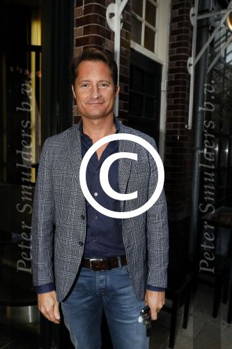 Amsterdam 2 september 2016
Diner voor Albert Verlinde met zijn oud rtl boulevard collega\'s bij le Garage. Bert Habets