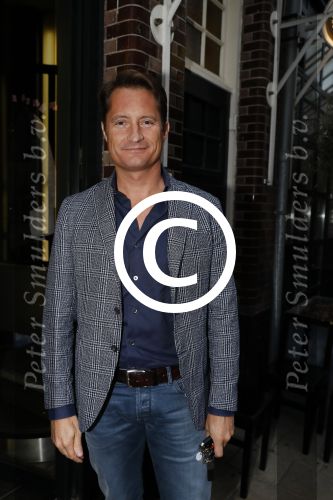 Amsterdam 2 september 2016
Diner voor Albert Verlinde met zijn oud rtl boulevard collega\'s bij le Garage. Bert Habets