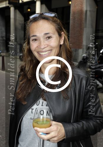 Amsterdam 28 juni 2016 
Presentatie Princess koffers voor het Nederlandse team voor de olympische spelen van Rio de Janeiro. Bibian Mentel