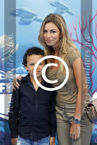 Amsterdam 22 juni 2016 
Premiere finding Dory in theater Amsterdam.
Christie Bokma met haar zoon