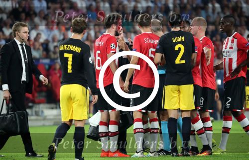 Eindhoven, 13 September 2016
PSV-Atletico Madrid, eindstand 0-1 
Eerste wedstrijd voorronde CL Seizoen 2016-2017
Davy Propper