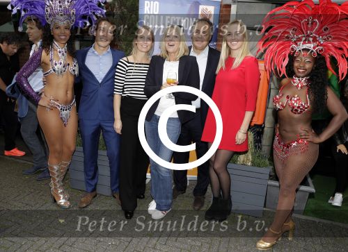 Amsterdam 28 juni 2016 
Presentatie Princess koffers voor het Nederlandse team voor de olympische spelen van Rio de Janeiro. Aad Dorien Tim Florentine en Nikki Ouborg