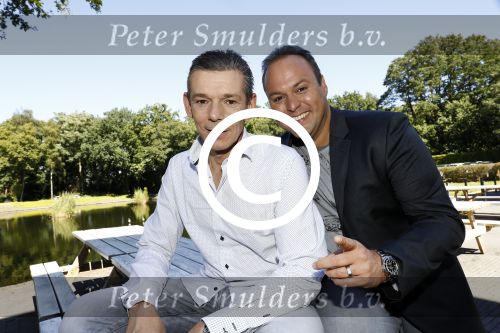 Hilversum 24 augustus 2016 
Frans en Dorus Bauer bij presentatie programma Tros