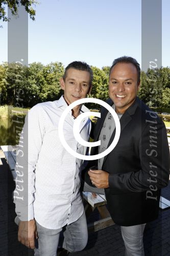 Hilversum 24 augustus 2016 
Frans en Dorus Bauer bij presentatie programma Tros