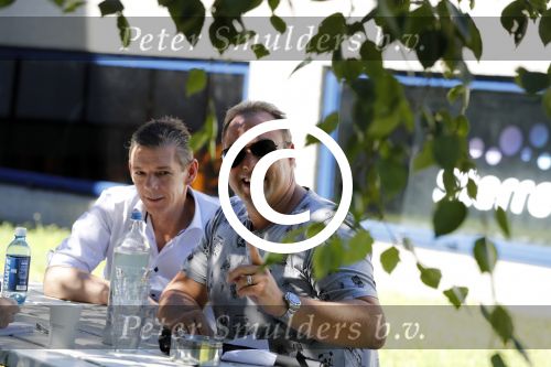 Hilversum 24 augustus 2016 
Frans en Dorus Bauer bij presentatie programma Tros