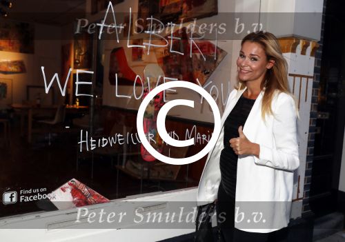 Amsterdam 2 september 2016
Diner voor Albert Verlinde met zijn oud rtl boulevard collega\'s bij le Garage. Froukje de Both