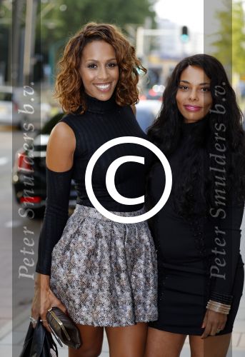 Amsterdam 30 augustus 2016
Presentatie Tag Heuer horloge van Max Verstappen.
Glennis Grace met een vriendin