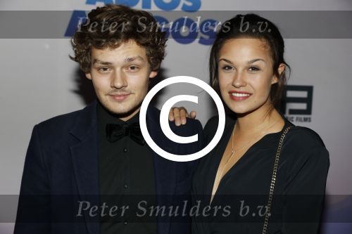 Amsterdam 5 september 2016
Premiere Adios Amigos in Tuschinski. Holly Brood metvriend Soy Kroon