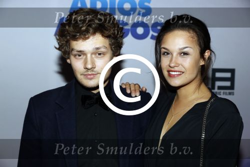 Amsterdam 5 september 2016
Premiere Adios Amigos in Tuschinski. Holly Brood metvriend Soy Kroon