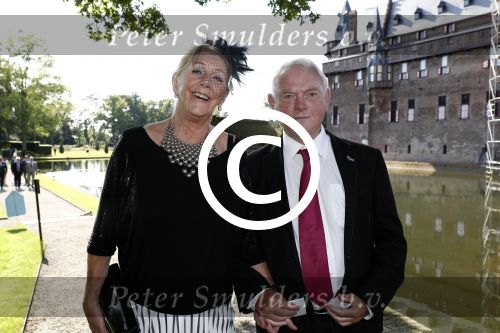 Haarzuilens 22 juni 2016
Haringparty op kasteel Haarzuilens. Jan Nagel met vrouw