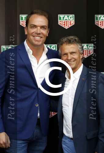 Amsterdam 30 augustus 2016
Presentatie Tag Heuer horloge van Max Verstappen. Robert Doornbos en Jan lammers
