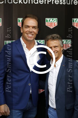 Amsterdam 30 augustus 2016
Presentatie Tag Heuer horloge van Max Verstappen. Robert Doornbos en Jan lammers