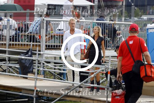 Spa Francorchamps 27 augustus 2016
Jeroen Pauw met (een) vriendin bij de GP Formule 1 F1 op het circuit van Spa