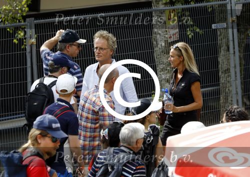 Spa Francorchamps 27 augustus 2016
Jeroen Pauw met (een) vriendin bij de GP Formule 1 F1 op het circuit van Spa
