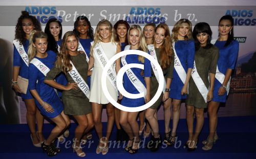 Amsterdam 5 september 2016
Premiere Adios Amigos in Tuschinski. Jessie Jazz Vuijk en andere finalisten miss holland