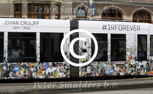 Amsterdam 8 juli 2016
Johan Cruijff tram min Amsterdam.