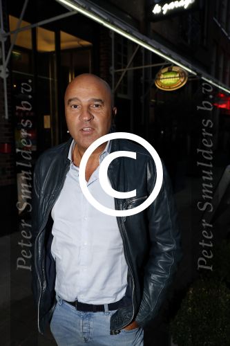 Amsterdam 2 september 2016
Diner voor Albert Verlinde met zijn oud rtl boulevard collega\'s bij le Garage. John v d Heuvel en Beau v Erven Dorens