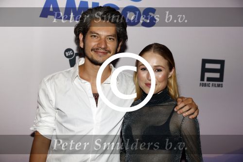 Amsterdam 5 september 2016
Premiere Adios Amigos in Tuschinski. Maarten Heijmans met Sigrid ten napel