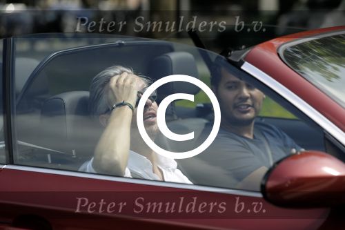 Amsterdam 28 juni 2016
Marvin Breukhoven met (een) vriend in zijn bmw cabrio.