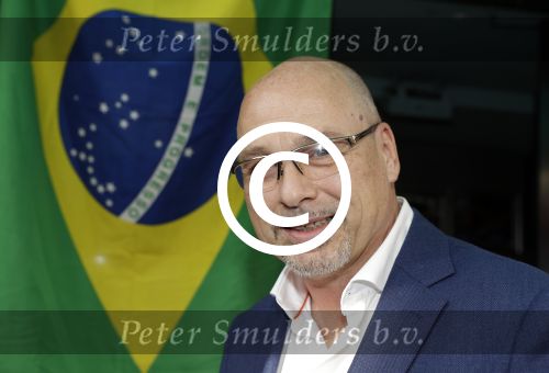 Amsterdam 28 juni 2016 
Presentatie Princess koffers voor het Nederlandse team voor de olympische spelen van Rio de Janeiro. Maurits Hendriks met vriendin