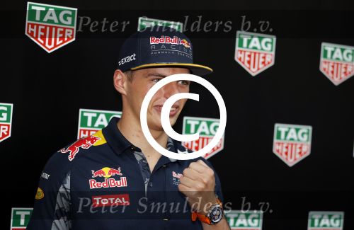 Amsterdam 30 augustus 2016
Presentatie Tag Heuer horloge van Max Verstappen.