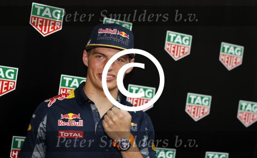 Amsterdam 30 augustus 2016
Presentatie Tag Heuer horloge van Max Verstappen.