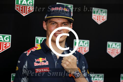Amsterdam 30 augustus 2016
Presentatie Tag Heuer horloge van Max Verstappen.