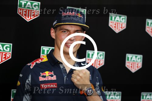 Amsterdam 30 augustus 2016
Presentatie Tag Heuer horloge van Max Verstappen.
