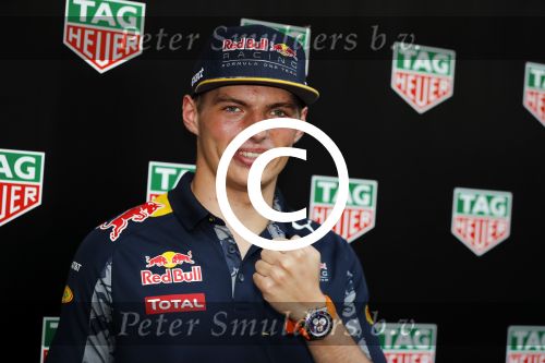 Amsterdam 30 augustus 2016
Presentatie Tag Heuer horloge van Max Verstappen.