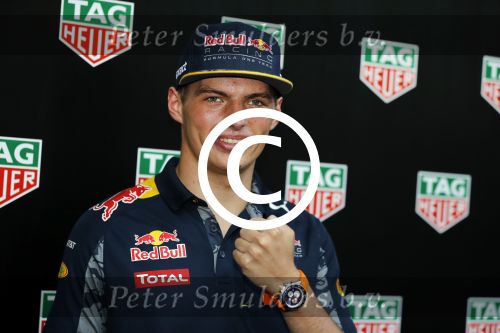 Amsterdam 30 augustus 2016
Presentatie Tag Heuer horloge van Max Verstappen.