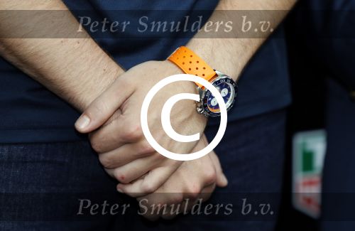 Amsterdam 30 augustus 2016
Presentatie Tag Heuer horloge van Max Verstappen. Robert Doornbos en Jan lammers
