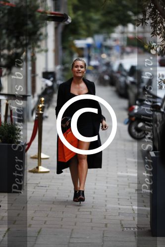 Amsterdam 2 september 2016
Diner voor Albert Verlinde met zijn oud rtl boulevard collega\'s bij le Garage. Nikkie Plessen