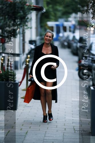 Amsterdam 2 september 2016
Diner voor Albert Verlinde met zijn oud rtl boulevard collega\'s bij le Garage. Nikkie Plessen