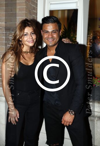 Amsterdam 2 september 2016  
Opening nieuwe pand en start nieuw bedrijf Olcay Gulsen. (Flawser). Olcay met vriend Frans
