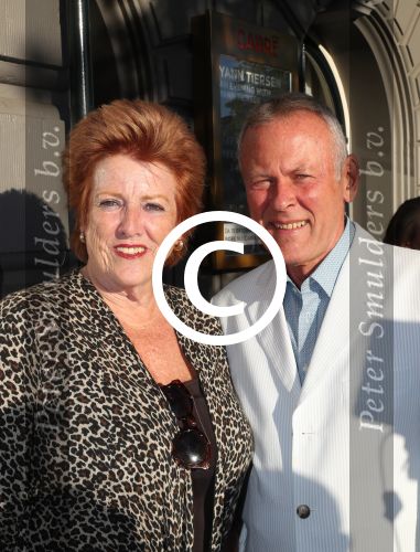 Amsterdam, 18 Augustus 2016
Premiere Hans Klok in Carre, House of Horror.
Pamela Teves met man