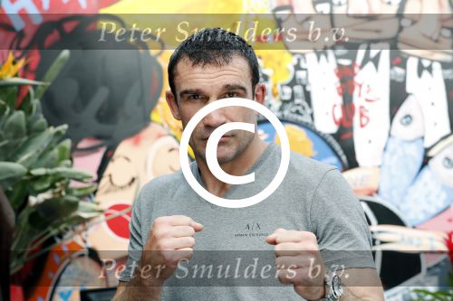 Amsterdam 25 augustus 2016
Peter Aerts met zijn vrouw Esther bij the harbour club cafe tijdens interview met Annette de Vries via Hollywood Productions