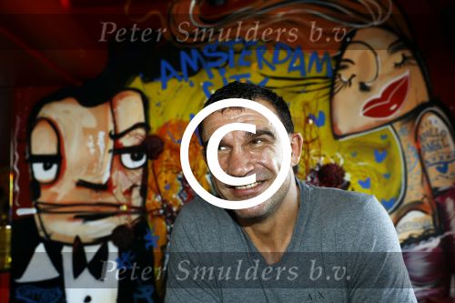 Amsterdam 25 augustus 2016
Peter Aerts met zijn vrouw Esther bij the harbour club cafe tijdens interview met Annette de Vries via Hollywood Productions