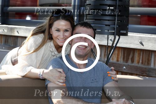 Amsterdam 25 augustus 2016
Peter Aerts met zijn vrouw Esther bij the harbour club cafe tijdens interview met Annette de Vries via Hollywood Productions